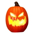 thumbnail image 2 of Kbndieu Halloween Pumpkin Lights Scary Glowing Plastic Pumpkin Lamp, LED Halloween Pumpkin Lantern Decorations Indoor Outdoor Party Gifts, 2 of 6