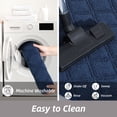 thumbnail image 3 of JAATOP Doormat Indoor 32"x 48", Non Slip Entryway Rugs Washable Welcome Mat for Inside, Front Door Mat for Entrance, Dirt Trapper, Navy, 3 of 10