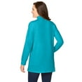 thumbnail image 2 of Woman Within Plus Size Perfect Long-Sleeve Mockneck Tee (Petite Available), 2 of 6