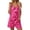 C-RD2395, variant on DHFJKG Women's Summer Rompers Overalls Shorts Scoop Neck Ribbed Loose Fit Shorts With Pockets Beach Vacation Clothes Trendy Trousers