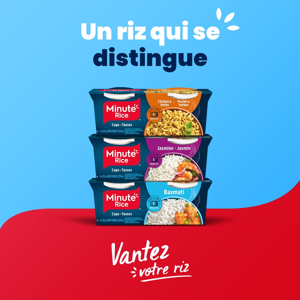 Minute Rice Basmati Cups 250g, Minute Rice Basmati Cups 250g