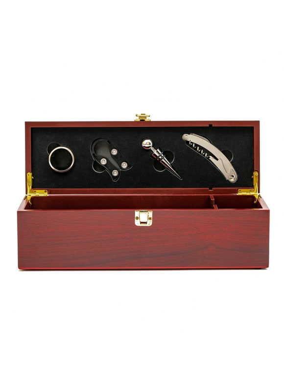 Wine Gift Box Set, Brown By Trademark Innovations