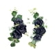 thumbnail image 5 of 2 guirnaldas de flores artificiales para arco de boda, flores artesanales colgantes, sillas decorativas Negro, 5 of 9