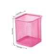 thumbnail image 2 of YIMWNYI Metal Mesh Pen Holder, Durable Steel Desk Organizer, Compact Pencil Storage Jar for Office, Home, and Workspace, Easy to Clean, Sturdy Design for Desk Supplies, 9x10cm, 2 of 5
