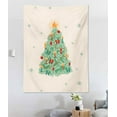 thumbnail image 2 of Uutvery Extra Large Christmas Tree Valance Hanging Cloth Banner Decor Party Holiday Wall Background Scene Decorations (Style A), 2 of 4