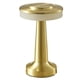 thumbnail image 1 of Lámpara de mesa LED táctil recargable Yuxing dorada 21 cm, 1 of 5