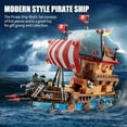 thumbnail image 7 of Pirate Ship Building Kit (916 Pcs) with LED Lights - Standard Brick - Compatible Creative Pirate Toy Model - Ideal Gift for Kids, Teens, Adults & Boys Ages 14+ (Birthday/Christmas/Party), 7 of 7