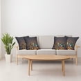 thumbnail image 4 of Ambesonne City Throw Pillow Cover 4 Pack, Abstract Cityscape Bokeh, 18", Multicolor, 4 of 7