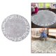 thumbnail image 5 of Alfombra forma forma forma Alfombras para Bebés Alfombril para Guardería Alfombra Grande para Gatear para Alfombras de Piso con de 26 Letras para gris 120cm Yotijar alfombra redonda infantil, 5 of 10