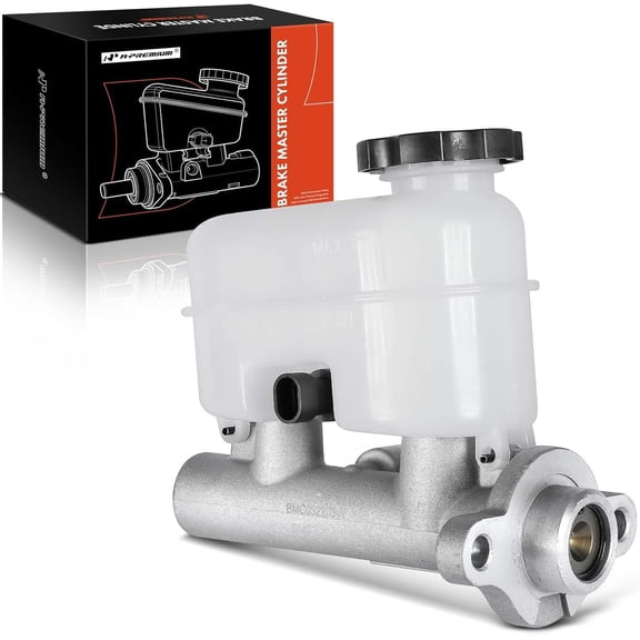 A-Premium Brake Master Cylinder with Reservoir and Cap Compatible with Chevy, GMC and Oldsmobile Vehicles - Blazer/Jimmy 00-05, S10 00-04, Sonoma 00-04, Bravada 00-01