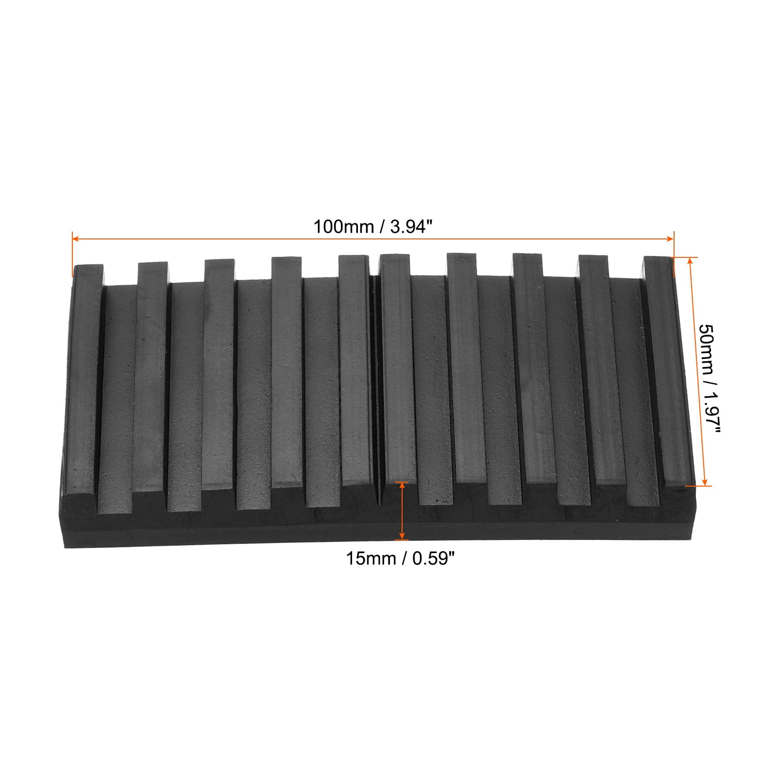 Tapis Anti-vibration Et Anti-glissement Pour Climatiseur Extérieur - Coussinets En Caoutchouc - Réduction Bruit Et Protection Sol - Lot De 4 - 3