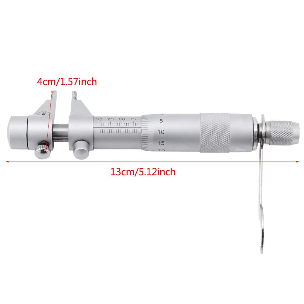 Inside Micrometer Hole Bore Internal Diameter Gage Gauge 5-30mm Range 0.01mm USA