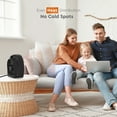 thumbnail image 7 of Comfort Zone Fan Forced Space Heater with Thermostat, Black, 7 of 7