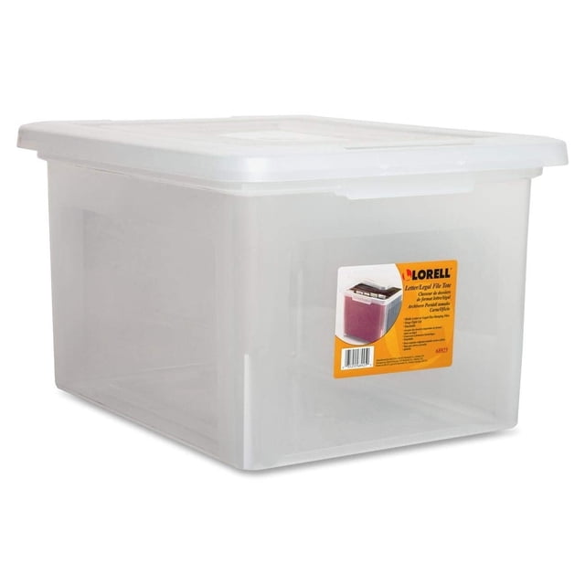 Archivador Lorell LLR68925, de plástico, con forma de carta, legal, transparente