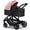 Pink, variant on newyoo Infant Stroller, Nestro 516M, Baby/Newborn Strollers w Convertible/Reversible Seat & Cup Holder, Coches para Bebes, 2-in-1 Rear-Facing Pram, Green