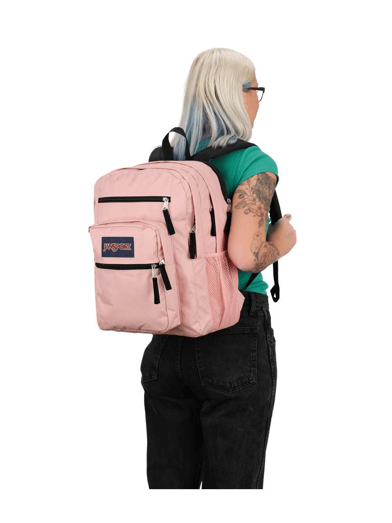 JanSport Big Student Backpack Misty Rose, Extra-Large with 15-inch