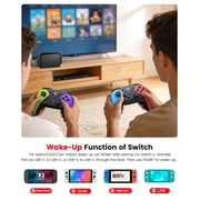 Switch 2 Controller,Beboncool 2 Pack Wireless Switch Pro Controller for Switch/Switch 2/Lite/Oled /PC/Android
