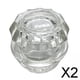 thumbnail image 1 of Pomos de Repuesto Sharpla para Tapa de Cristal Transparente Cafetera Acero Inoxidable CS11 Claro 2 piezas, 1 of 8
