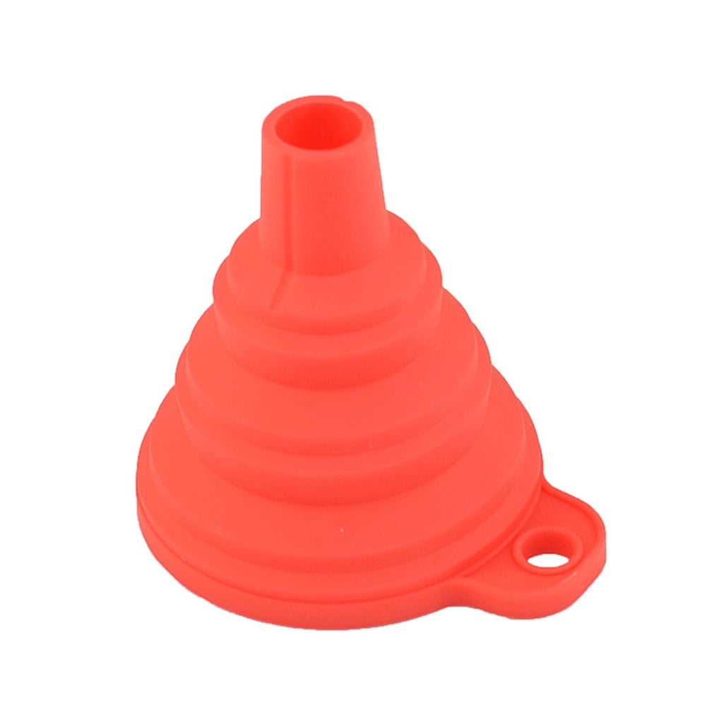 Silicone Folding Funnel Hopper Kitchen Collapsible Food Grade Folding
