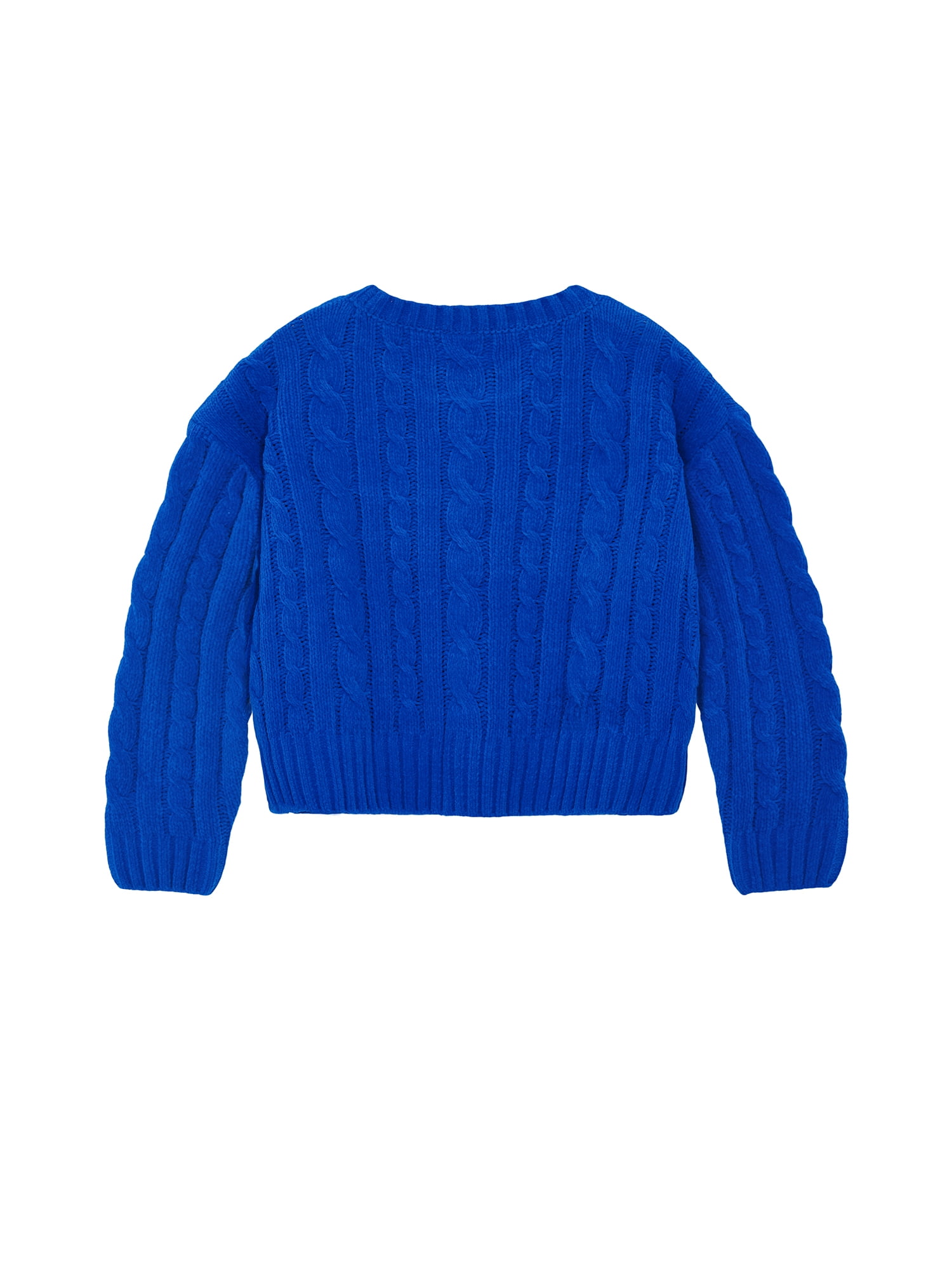 Wonder Nation Toddler Girls Cable Knit Sweater, Sizes 12M-5T