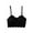 Black, variant on Women Chic Sexy Lace Wire Free Padded Push Up Floral Bra Underwear Intimates