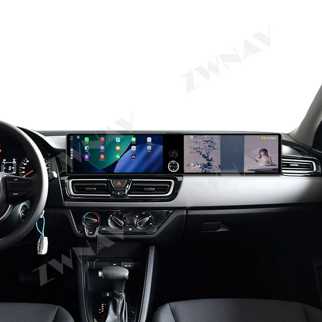 ZWNAV Dual 12.3 inch for KIA Forte 2018-2019 GPS Navigation Android 13 Car Radio CarPlay Multimedia Player Head Stereo Unit HD Screen