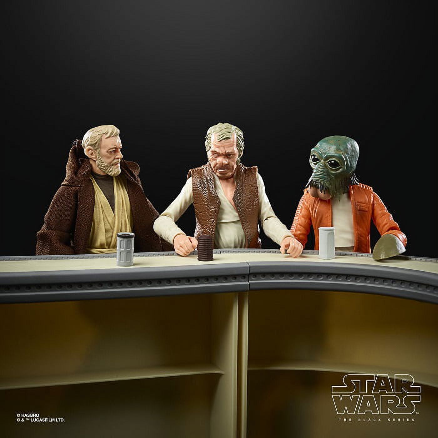 Star Wars Exxclusive The Black Series The Power of The Force Cantina Showdown Figure Set