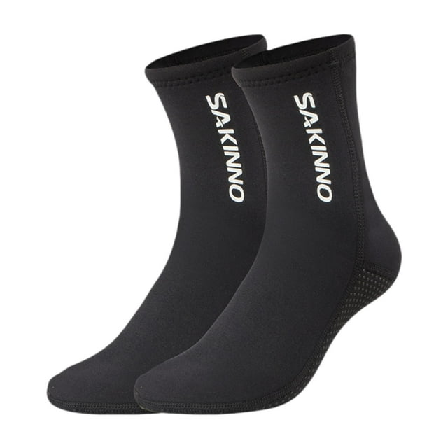 Calcetines de buceo de neopreno de 3 mm shamjiam Calcetines de agua de playa Negro