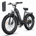 thumbnail image 1 of U8Ultra Electric Bike, 26x4 Fat Tire Step-Thru Electric Mountain Bike, 45KMH 1500W Peak Motor Ebikes for Adults, 48V 18/13Ah Max 168/120Km PAS Range E Bike, 7 Speed,with Etra Battery, 1 of 1