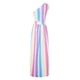 thumbnail image 4 of VISgogo Vestido de un hombro para mujer, estampado floral / Tie Dye, sin mangas, dobladillo dividido, plisado, cintura alta, falda de una pieza VISgogo moda, 4 of 9