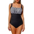 thumbnail image 1 of MKLEKYY Trajes De Baño Mujer Women Floral Printed Straps Jumpsuit Swimsuit Swimwear Bathing Beach Sexy Bikini Swimwear, 1 of 5