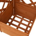 thumbnail image 3 of vidaXL Corner Trellis Planter 40x40x150 cm Solid Fir Wood, 3 of 4