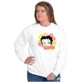 thumbnail image 5 of Betty Boop XO Hugs and Kisses Women Plus Size Sweatshirt Brisco Brands 4X, 5 of 6