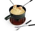 thumbnail image 3 of Swissmar Ticino 9 Piece Cast Iron Fondue 9 Piece Set 2 Quart Green, 3 of 5