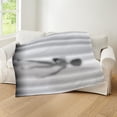 thumbnail image 4 of CafePress - Grey Alien Silhouette Throw Blanket - Soft Fleece Throw Blanket, 50"x60" for All Ages, 4 of 4