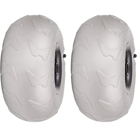 9" Beach Balloon Wheels, 2 Pack Replacement Beach Sand Tires for Beach Buggy, Kayak Trolley, Canoe Dolly, Rolling Walker, Garden Cart, Sand Wagon, Wheelchair