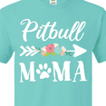 thumbnail image 4 of Inktastic Pitbull Mama with Arrow and Flowers T-Shirt, 4 of 5