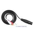 thumbnail image 2 of 1.5m/ 5ft Stereo o Splitter Patch Y Cable Cord 1 XLR Female to 2 RCA Male Plug, 2 of 4