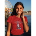 thumbnail image 2 of Endless Ocean Boat Shaped T-Shirt Women -Image by Shutterstock, Female x-Large, 2 of 4