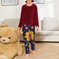 thumbnail image 6 of Xecao Cinco De Mayo Floral Print Teenagers' Pajama Pants Long Sleep Pants Soft Elastic Waist Pajama Bottoms Elastic waist with 2 Pockets 5-16 Years-Large, 6 of 6