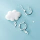 thumbnail image 5 of SAILING Pendientes de aro delicados y pequeños con forma de rayo para mujeres, niñas y hombres, de plata de ley bañada en plata de ley, clip de gota personalizado, hipoalergénico, 5 of 5