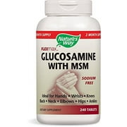 Nature's Way Flexmax Glucosamine with MSM Sodium Free, 240 Tablets