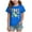 Blue, variant on Staki Christmas Tshirts Shirts for Girl Christmas Shirts for Girl Funny Graphic Print in Winter Classic Tee Tops(Blue,5-6 Years)
