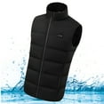 thumbnail image 5 of Turilly Unisex Winter 26 Heated Sleeveless Jacket Coat USB Intelligent Constant Temperature Heated Windproof Plus Size Coat For Men And Women, 5 of 6