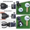 thumbnail image 5 of WEBEEDY 8Pcs 2 Colors Plastic Golf Ball Pick Up Retriever Grabber Claw Sucker Tool with Iron Screw Gunmetal & Platinum 5.7x4cm, 5 of 5