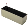 thumbnail image 1 of Fengbin Modern, space-saving, self-watering rectangular flower pot, ideal for windowsill Gold, 1 of 9
