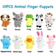 thumbnail image 2 of YUNOVA 30 Pack Bulk Animal Finger Puppets for Kids & Classrooms, Soft Velvet Sensory Toys, Ideal for Daycare Supplies, Carnival Prizes, Storytelling Games, and Role-Play Learning, 2 of 9
