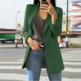 thumbnail image 4 of Casual Blazers for Women 2025 Long Sleeve Open Front Notch Lapel Collared Business Casual Work Office Jacket, 4 of 5