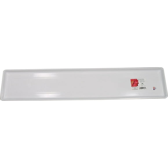 Novelty 10362 White Countryside Flower Box Tray Extra Large (34.5"" x 6.5"")