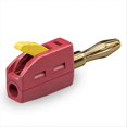 thumbnail image 2 of 10Pcs 4mm Banana Plug Quick Wire Connector Red, 2 of 5